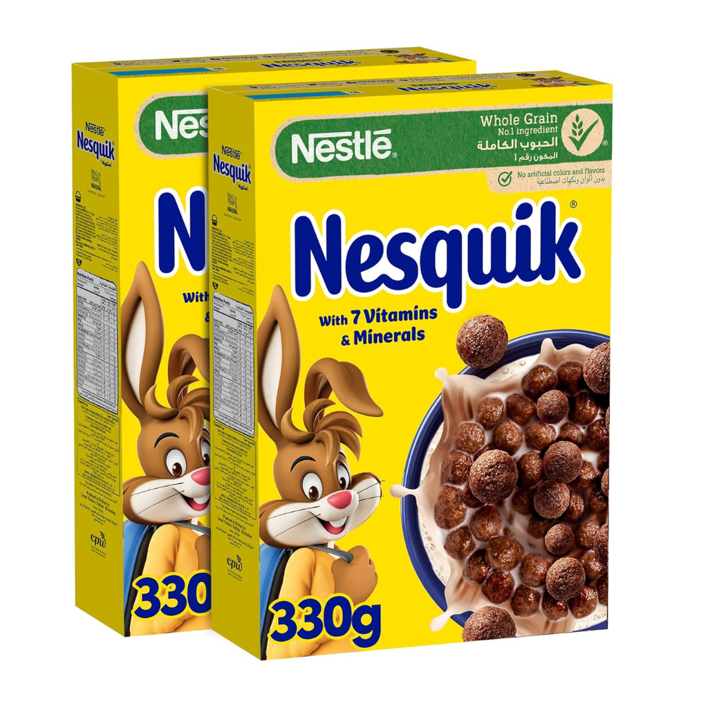 Nestle Nesquik Chocolate Breakfast Cereal Pack 330g