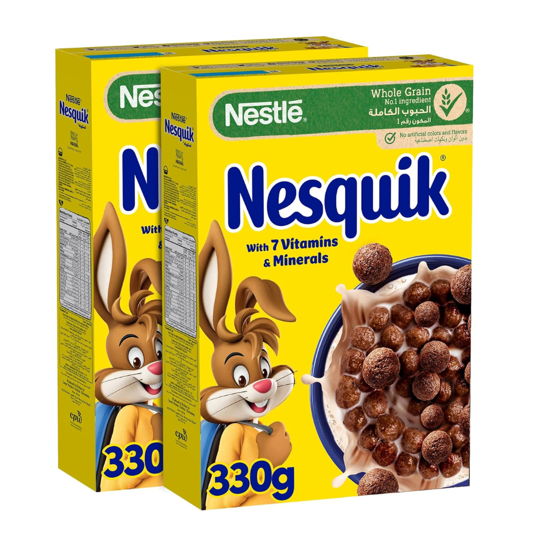 Nestle Nesquik Chocolate Breakfast Cereal Pack 330g
