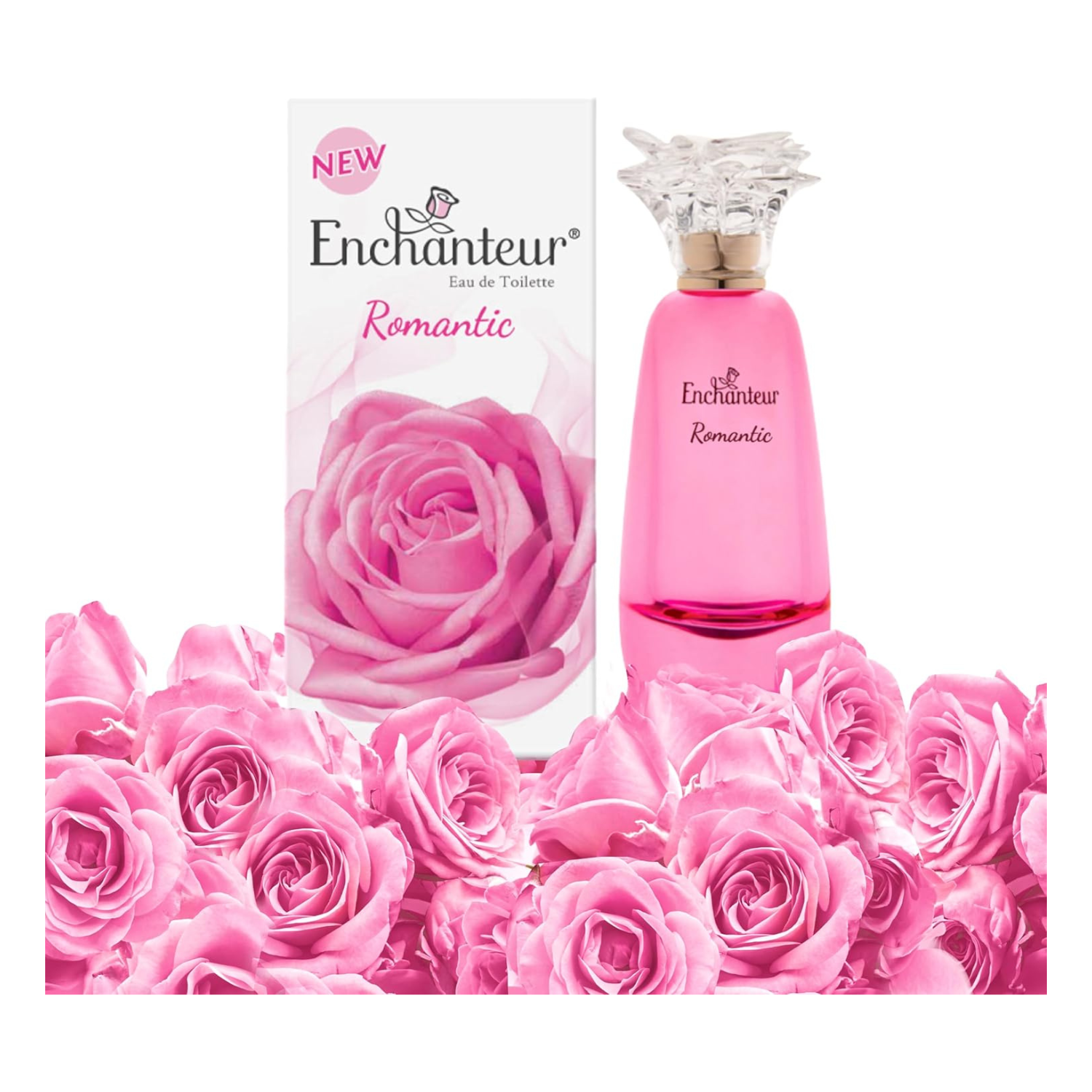 EnchantEUr Romantic Eau De Toilette, Perfume For Women, Long Lasting Fragrance, 100 Ml