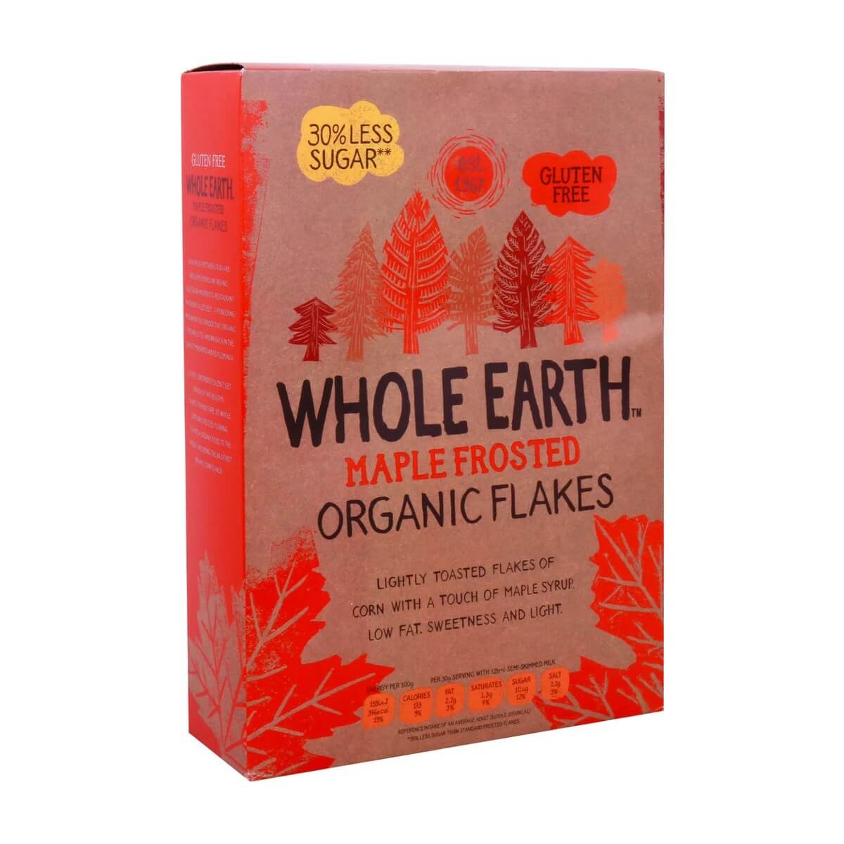 Whole Earth Organic Maple Frosted Flakes 375g