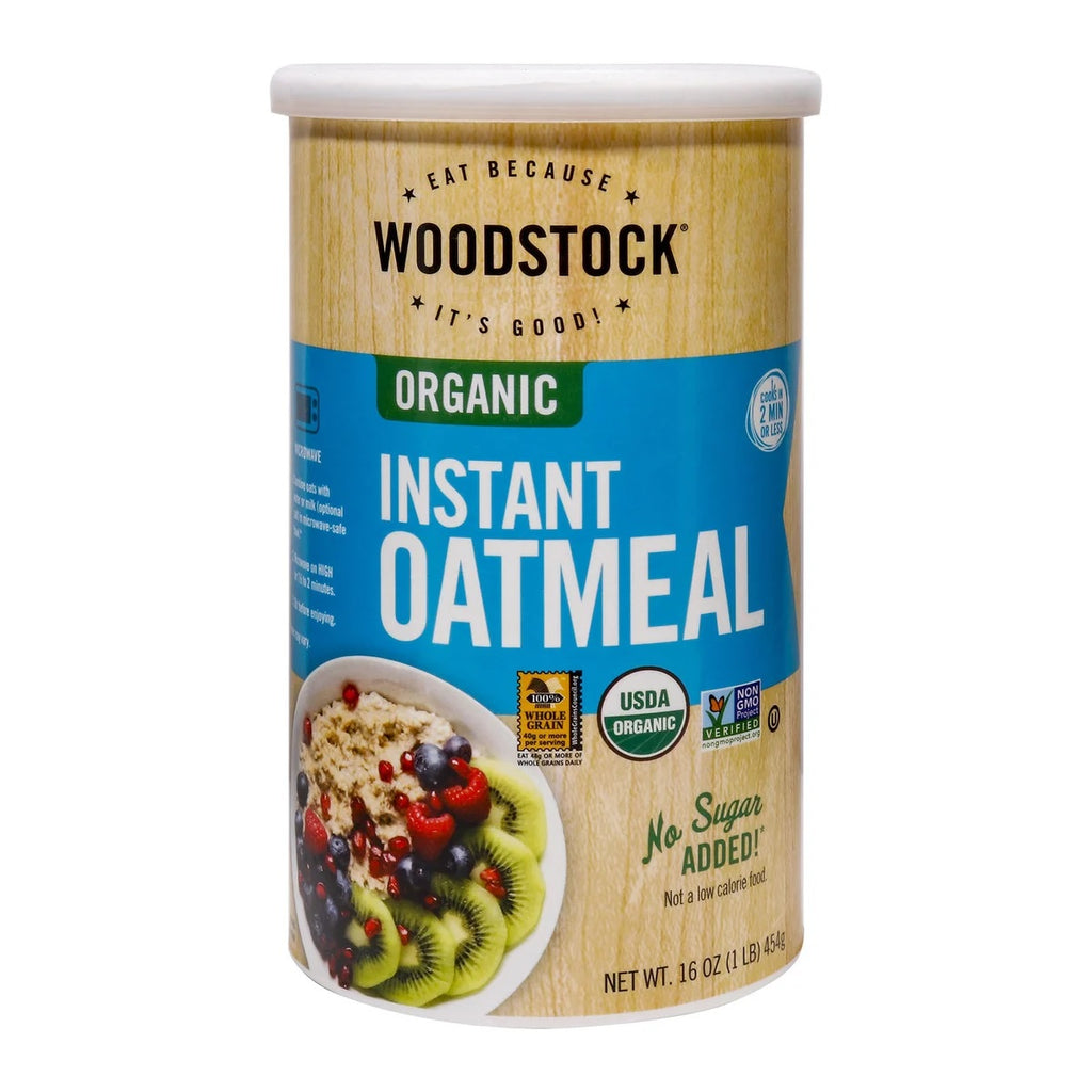 Woodstock Organic Instant Oatmeal 454g