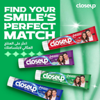 Closeup Triple Fresh Gel Toothpaste, Menthol Fresh, for 24HR fresh breath, 75ml x 4