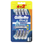 Gillette Blue3 Comfort Disposable Shaving Blades 8 pcs