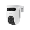 EZVIZ by Hikvision|3K H9C Dual-Lens 4K(5MP+5MP) Pan & Tilt Wi-Fi Camera|2-Way Talk|AI-Powered Human/Vehicle Detection|Active Defense with Siren and Strobe Light|Weatherproof Design|Upto 512GB Support