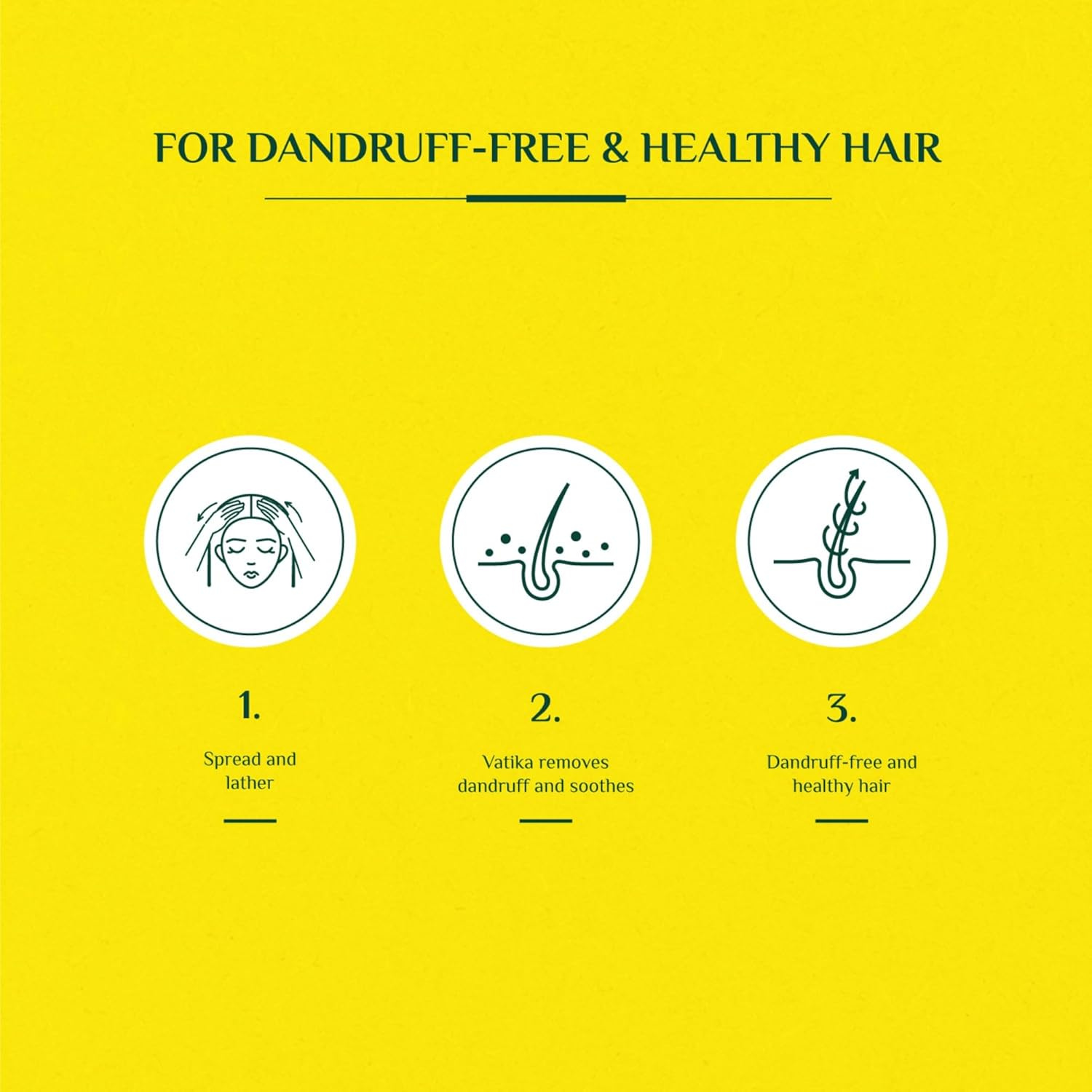 Vatika Naturals Dandruff Guard Shampoo - Enriched With Lemon & Yoghurt - Removes & Prevents Dandruff - 400 ml