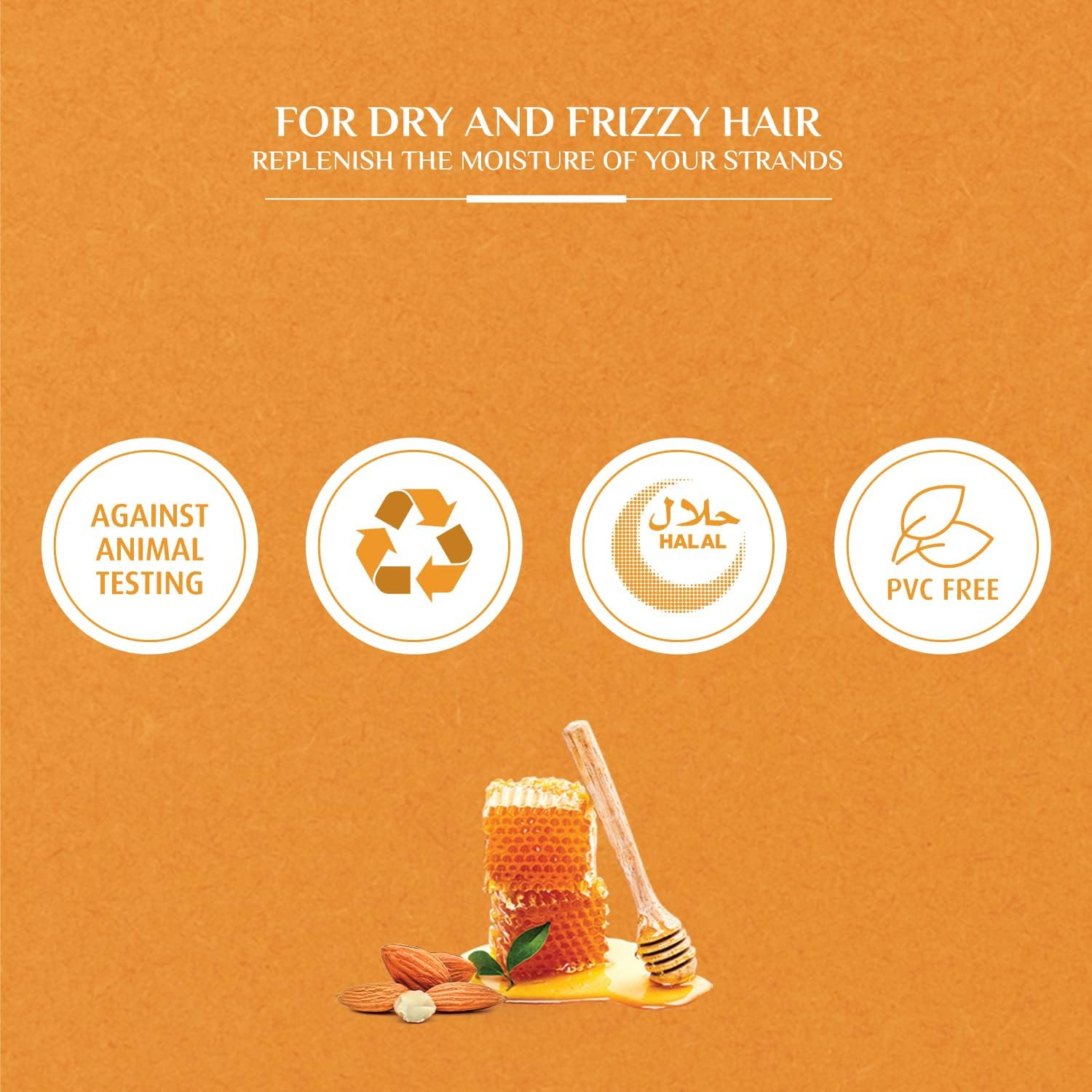 Vatika Naturals Moisture Treatment Shampoo 400ml | Natural & Herbal | Enriched with Almond and Honey | For Dry and Frizzy hair