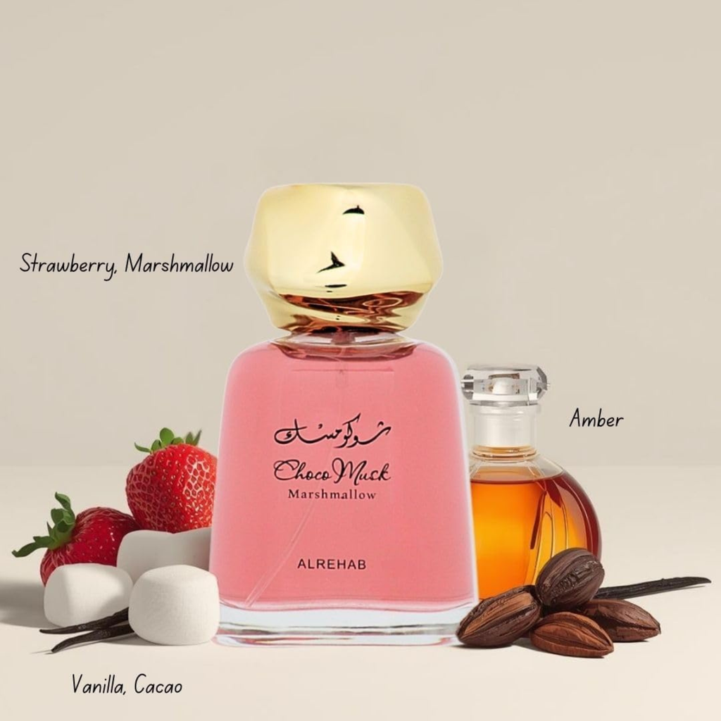 Al Rehab Choco Musk Marshmallow Eau De Parfum, Unisex, 100ml