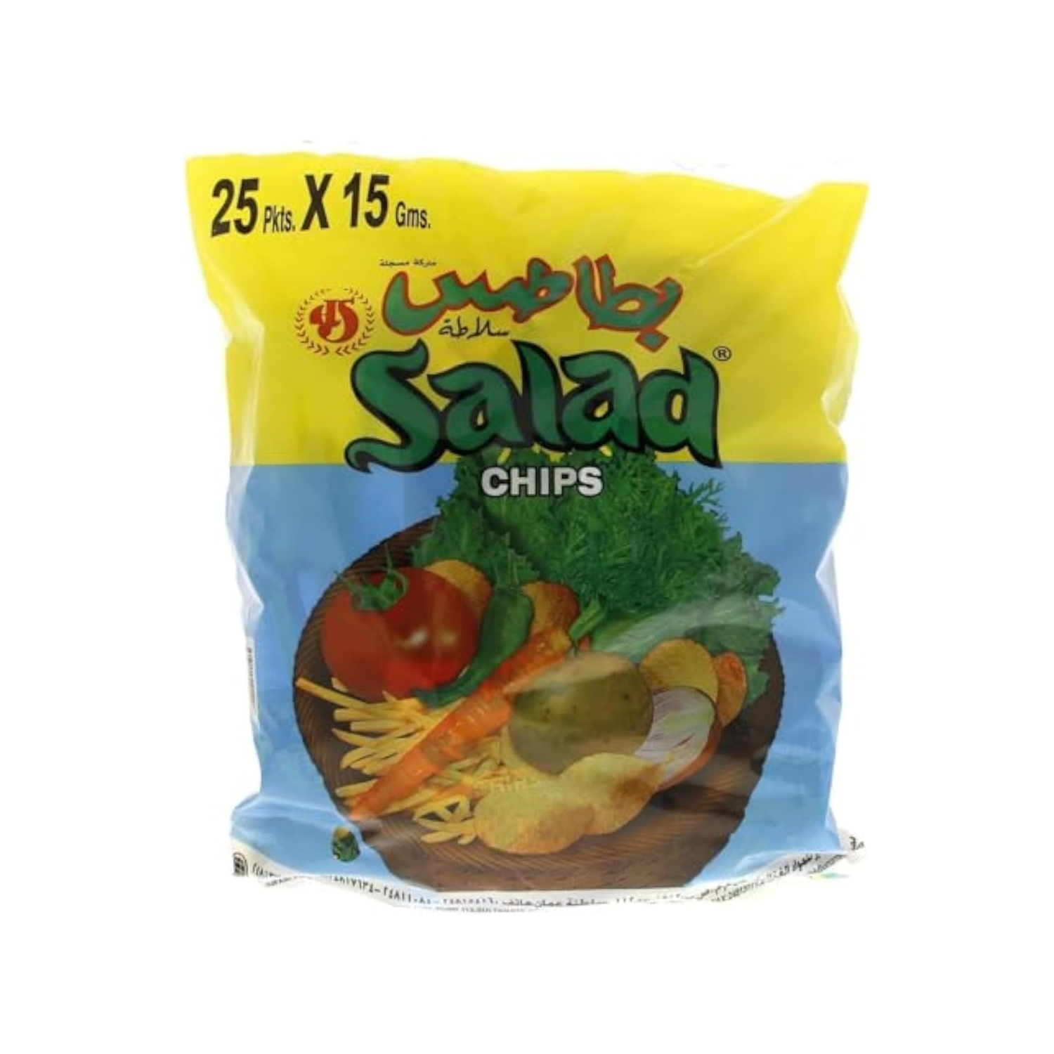 Oman Salad Chips 15g x 25 Pieces