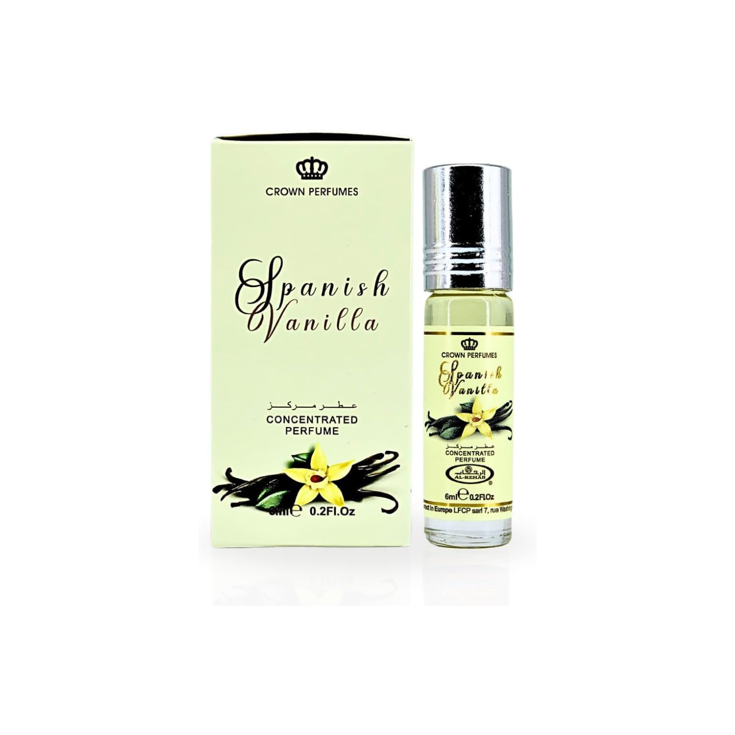 Al Rehab Spanish Vanilla Concentrated Perfume Oil, 6ml