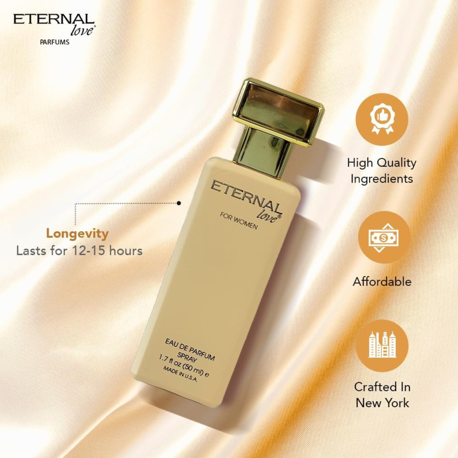 Eternal Love for Women 50 ml Eau De Parfum Spray