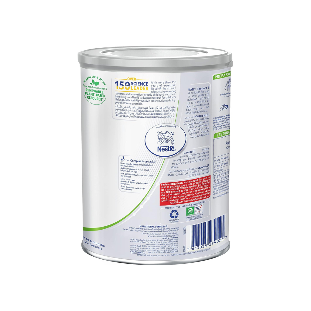 Nestle NAN Comfort 1 Starter Infant Formula 400g