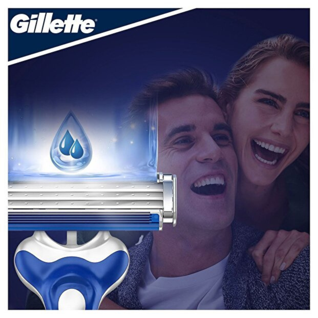 Gillette Blue3 Comfort Disposable Shaving Blades 8 pcs