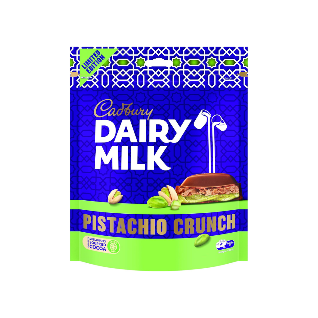 Cadbury Dairy Milk Pistachio Crunch Chocolate Minis 145G