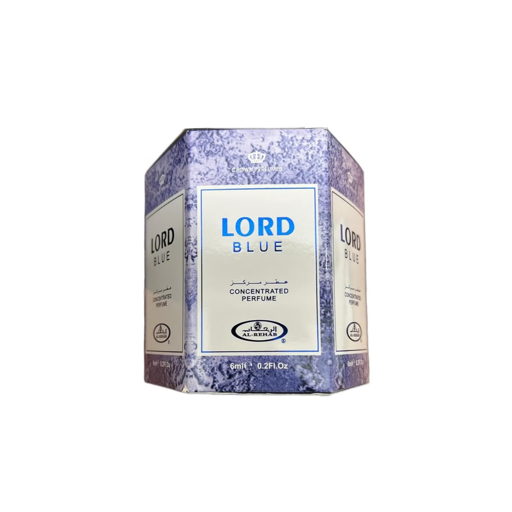 Lord Blue Perfume Oil Roll On 6ml (Pack of 6)