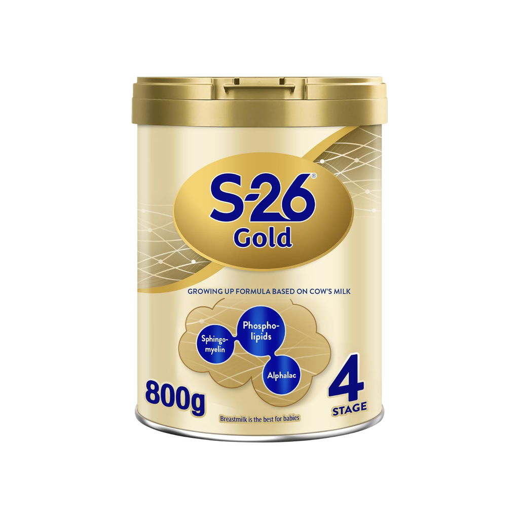 Nestle S26 Gold Stage 4 Growing Up Formula, From 3 to 6 Years, 800g, packaging may vary