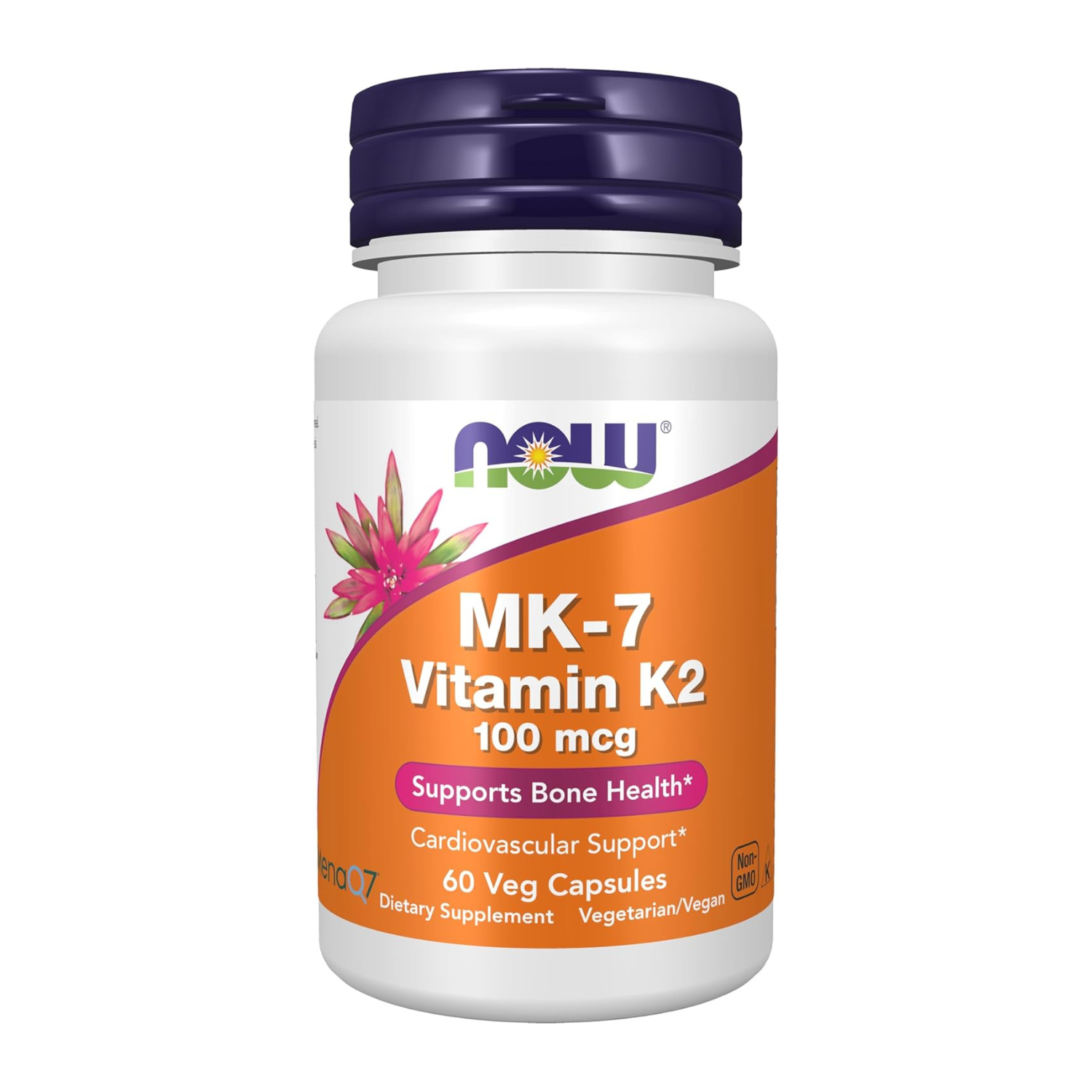 Now Foods Vitamin K-2 (Mk7) 100 Mcg 60 Veg Capsules