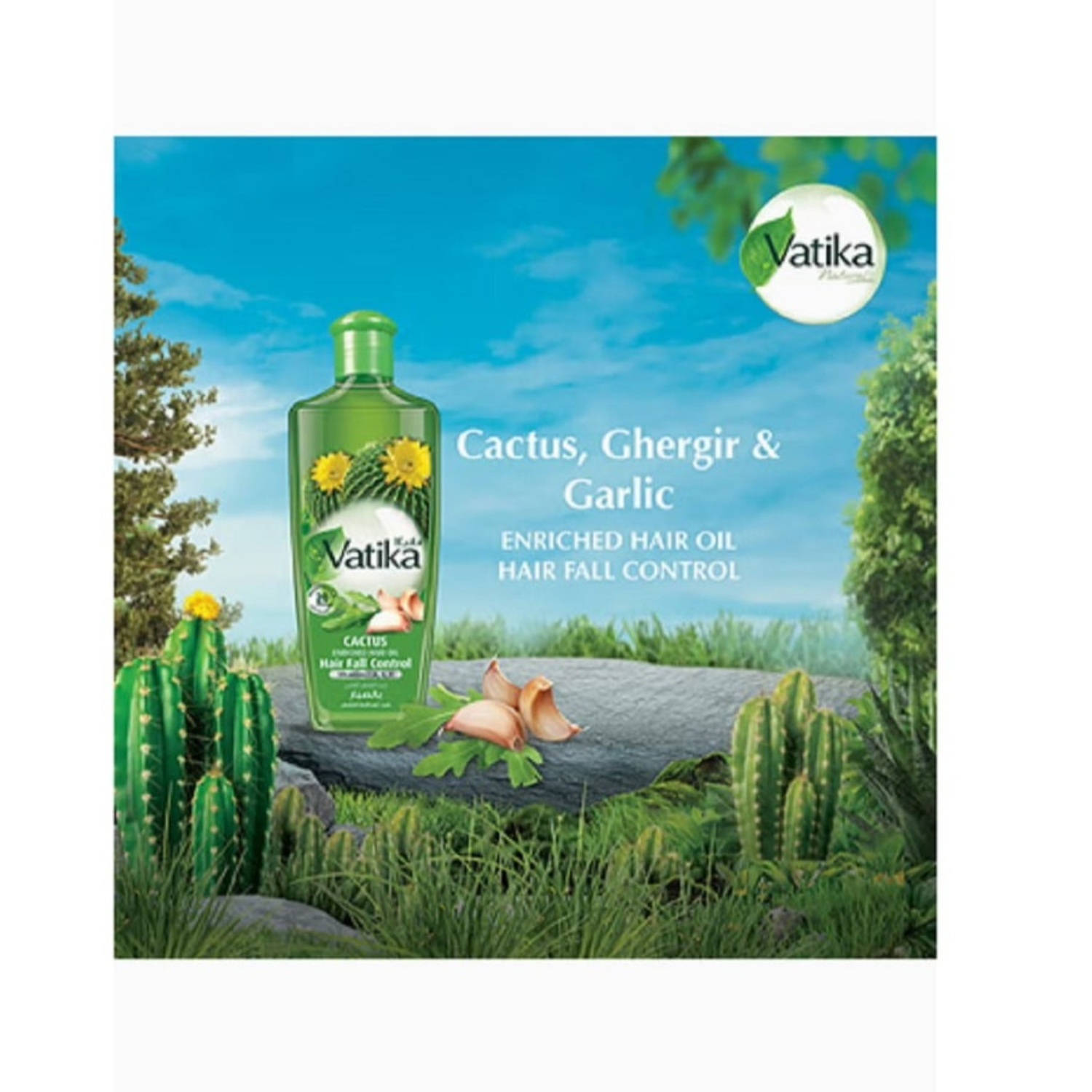 Vatika Naturals Cactus Enriched Hair Oil 200 ml