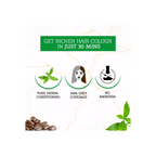 Vatika Naturals Henna - 6x10g | Dark brown Hair Color | Extreme Nourishment & Hydration | Ammonia Free | For Grey Hair