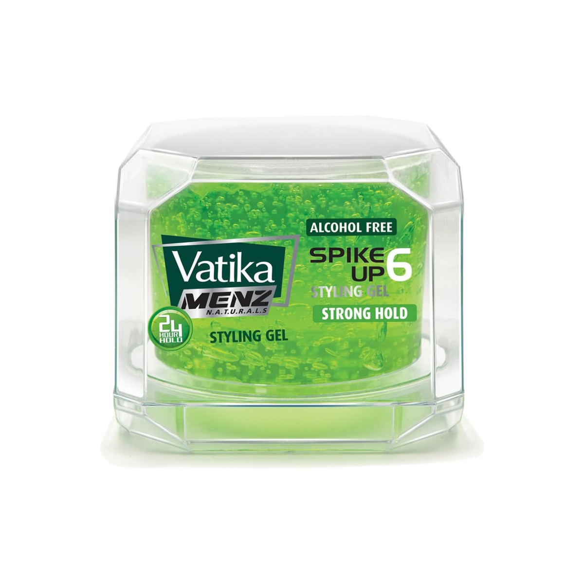 Vatika Menz Strong Hold Hair Gel - 250 ml | With Lemon, Henna & Olive Extracts | Spike Up with 24 Hr Hold