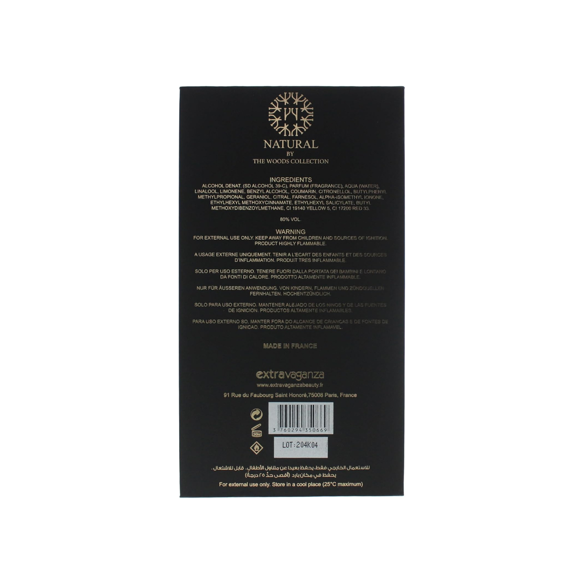 The Woods Collection Natural Dusk Unisex Eau de Perfume, 100 ml