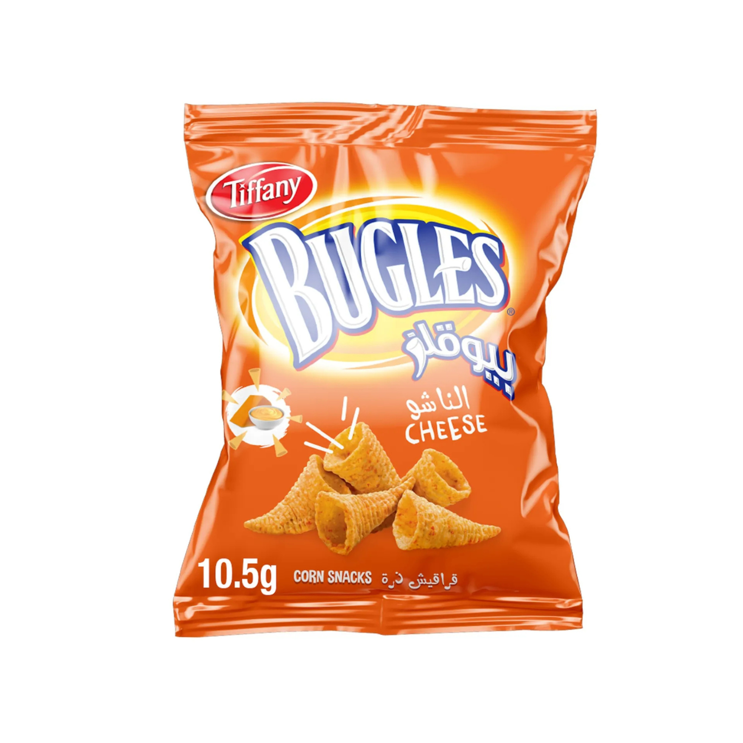 Tiffany Bugles Cheese Corn Snacks 22 x 10.5 g