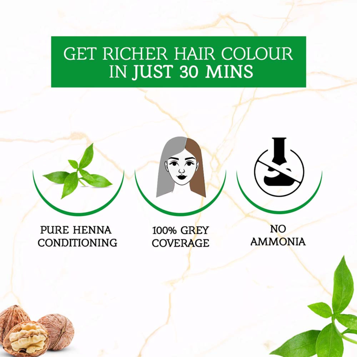 Vatika Naturals Henna Hair Color - Mahogany