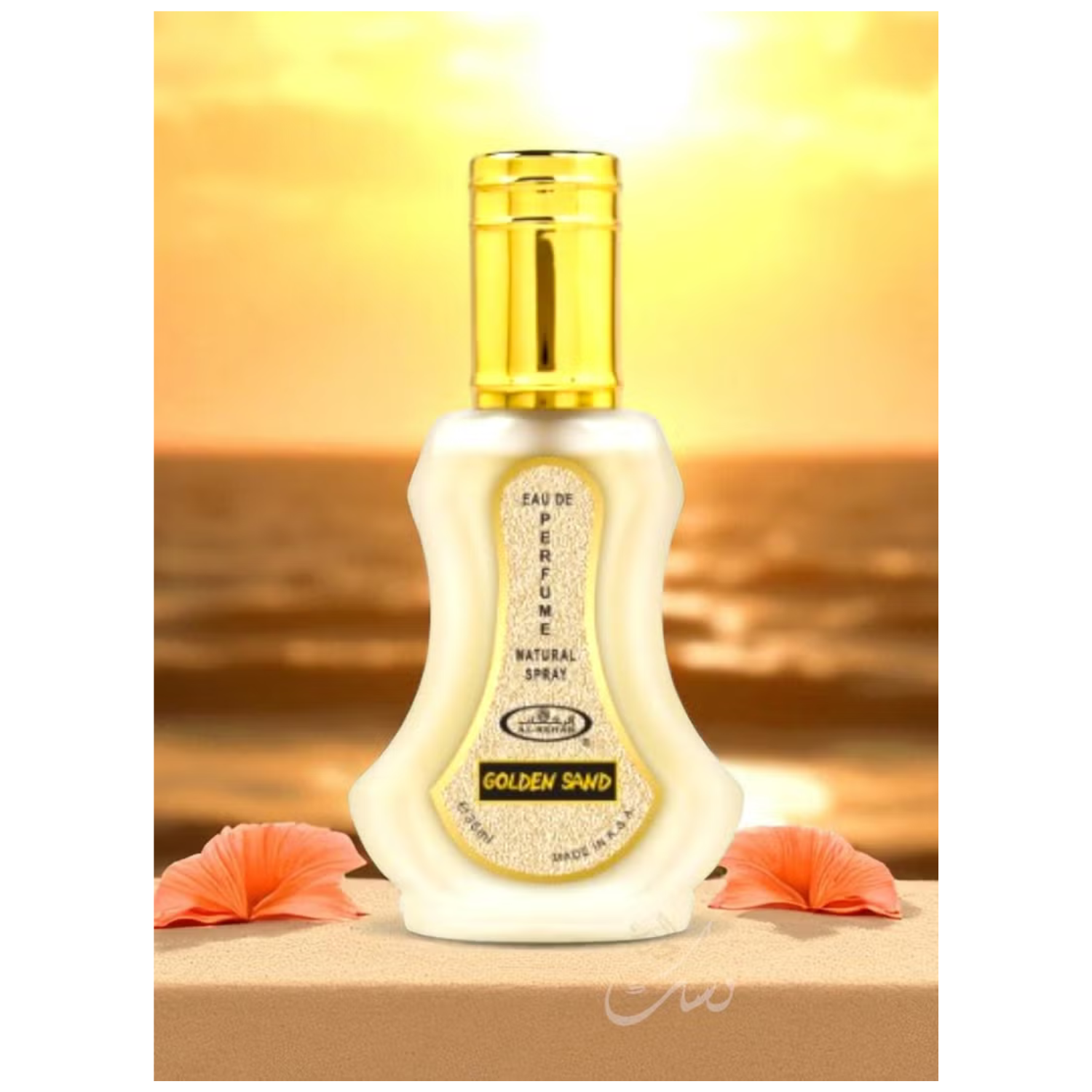 GOLDEN SAND 35ml - Eau de Parfum | Unisex Perfume | Warm Vanilla & Sweet Caramel Blend | Long-Lasting Luxury Fragrance