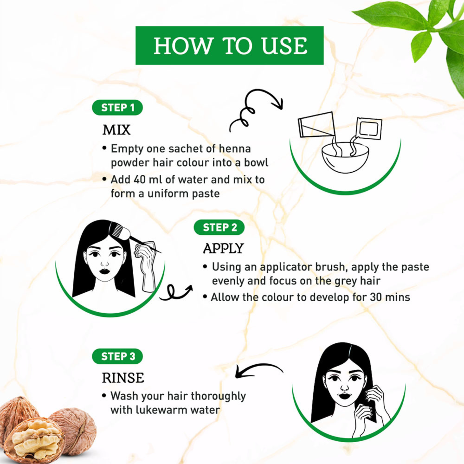 Vatika Naturals Henna Hair Color - Mahogany