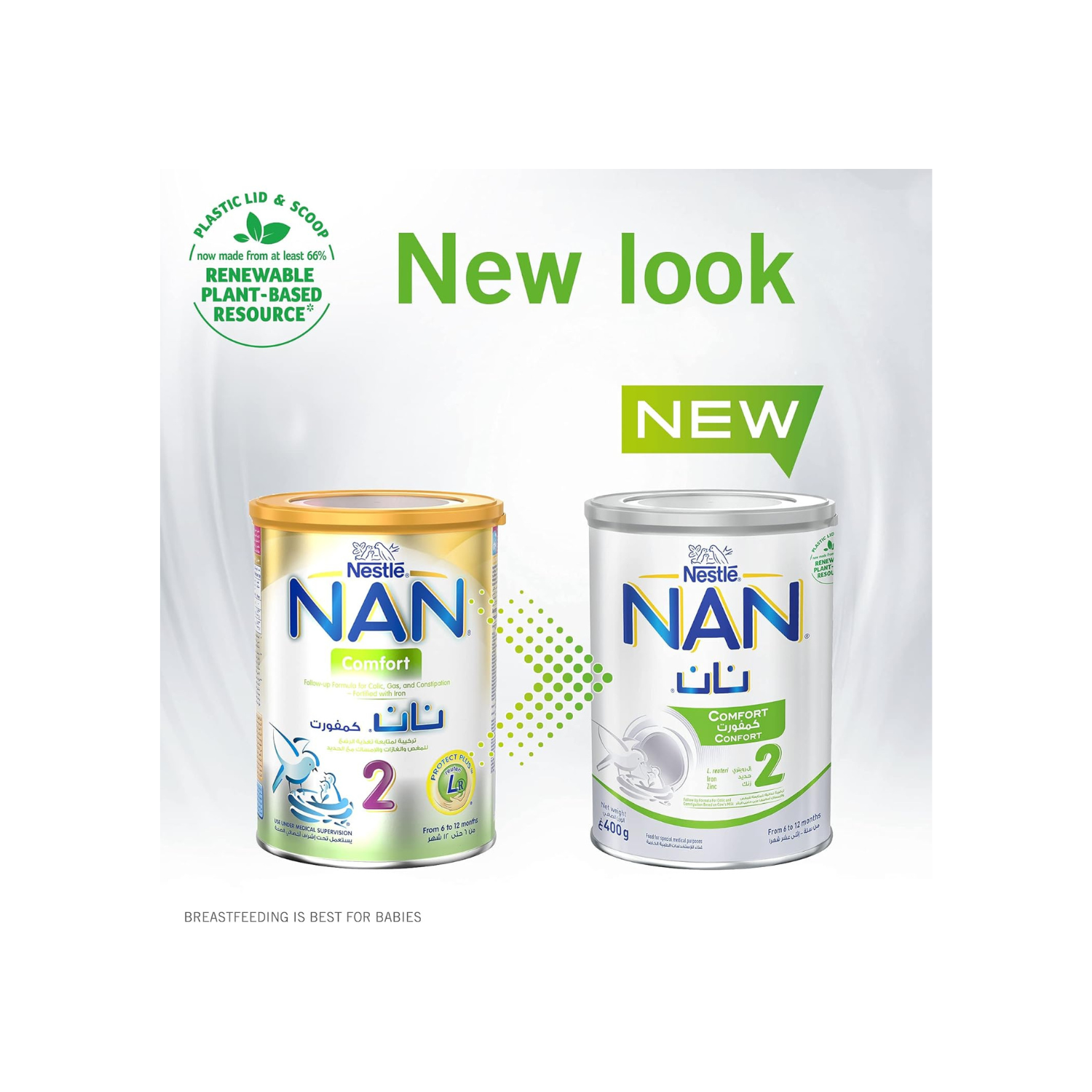 Nestle NAN Comfort 2 Follow Up Formula From 6 to 12 Months 400g.