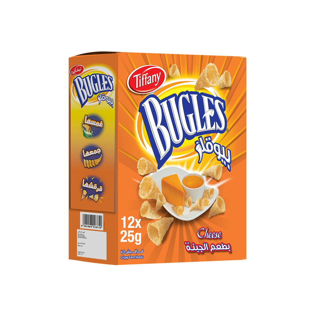 Tiffany Bugles Cheese 12 x 25 g