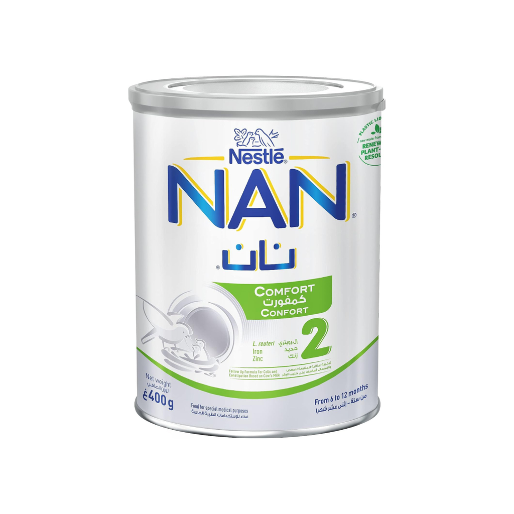 Nestle NAN Comfort 2 Follow Up Formula From 6 to 12 Months 400g.