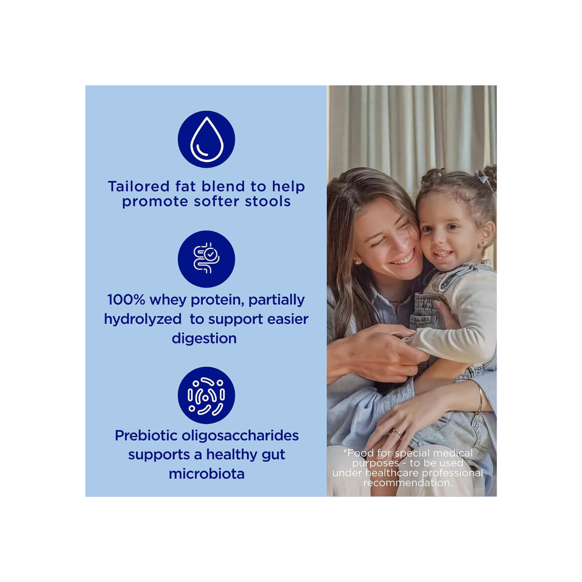 Aptamil Comfort 3 Growing up Formula Milk From 1-3 Years, Specifically Designed for the Dietary Support of Constipation and Abdominal Discomfort, 400g