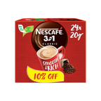 Nescafe 3 in 1 Instant Coffee Mix Sachet, Box of 24 24 x 20g, 20 gm