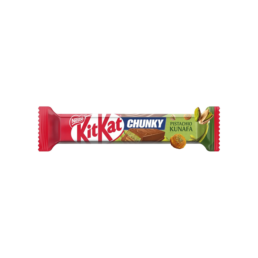 KitKat Chunky in Pistachio Kunafa Chocolate Bar (41g)
