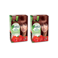 Vatika Naturals Henna Hair Color 6 X 10 g (pack of 2) | Burgundy Color for Healthy & Nourished Hairs | Ammonia Free | For Women