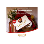 Merci Chocolate, Assorted Premium European Chocolates 400g, 7 Flavors, Perfect for Gifting and Sharing, Made with Carefully Selected Ingredients
