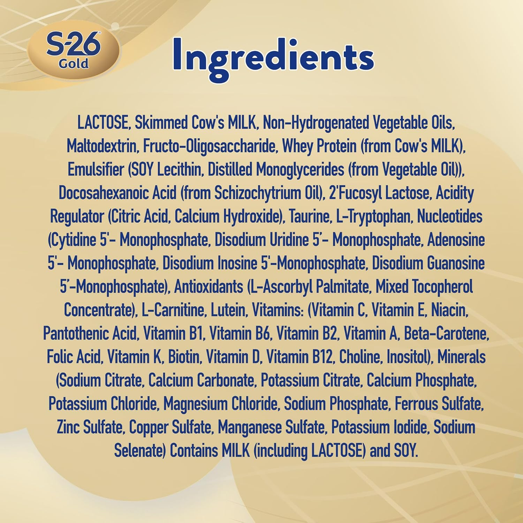 Nestle S26 Progress Gold Stage 3 Growing Up Formula From 1-3 Years 400g