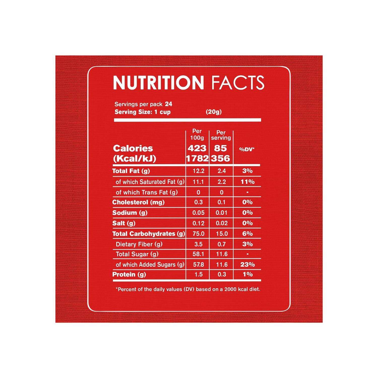 Nescafe 3 in 1 Instant Coffee Mix Sachet, Box of 24 24 x 20g, 20 gm