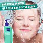 Clean & Clear Deep Action Refreshing Gel Cleanser 150 ml - Oil-Free Foamy Face Wash with Cooling Menthol for Clear, Refreshed, and Healthy-Looking Skin Daily Use