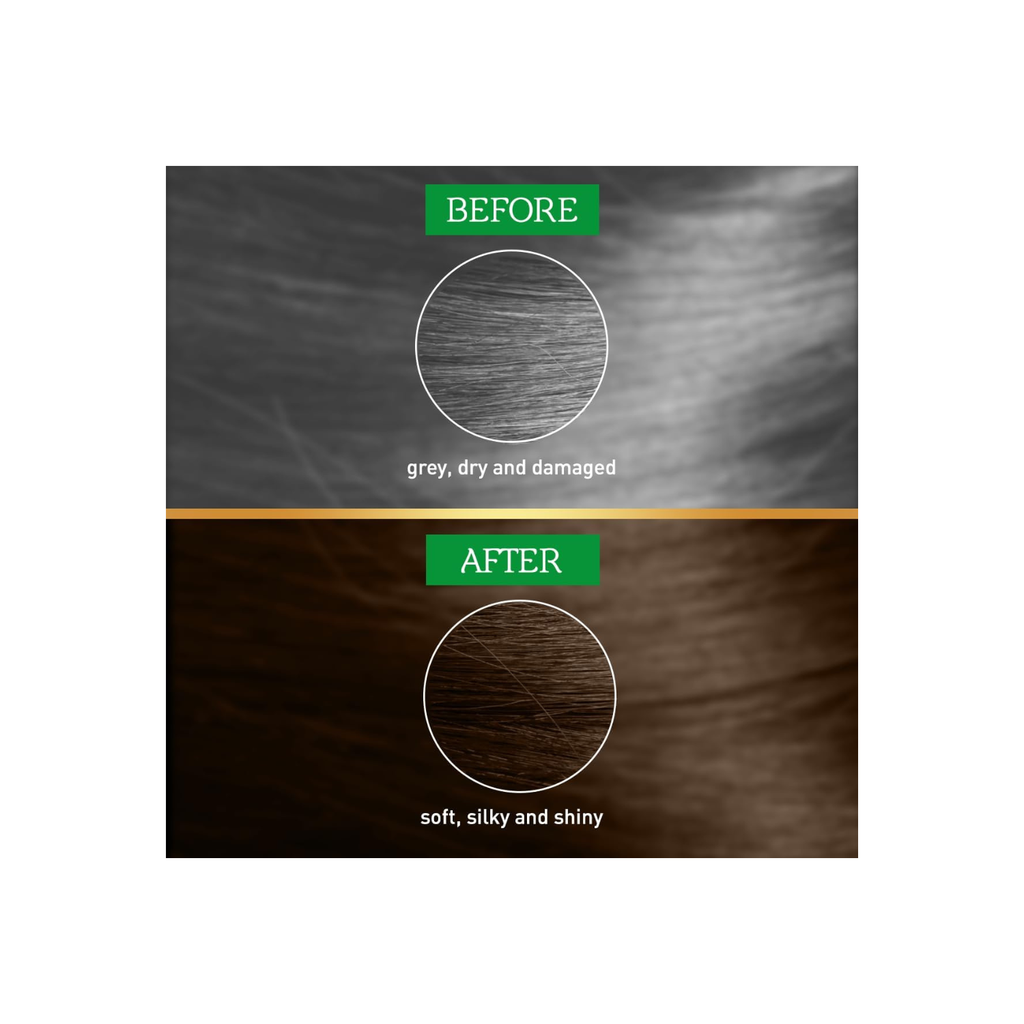 Vatika Naturals Henna - 6x10g | Dark brown Hair Color | Extreme Nourishment & Hydration | Ammonia Free | For Grey Hair