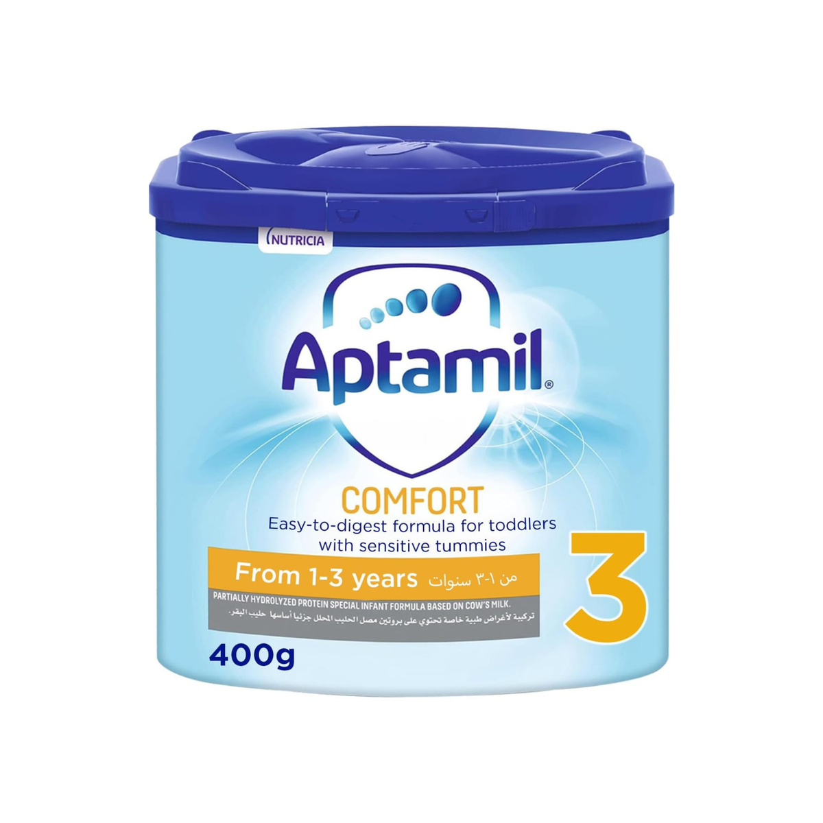 Aptamil Comfort 3 Growing up Formula Milk From 1-3 Years, Specifically Designed for the Dietary Support of Constipation and Abdominal Discomfort, 400g