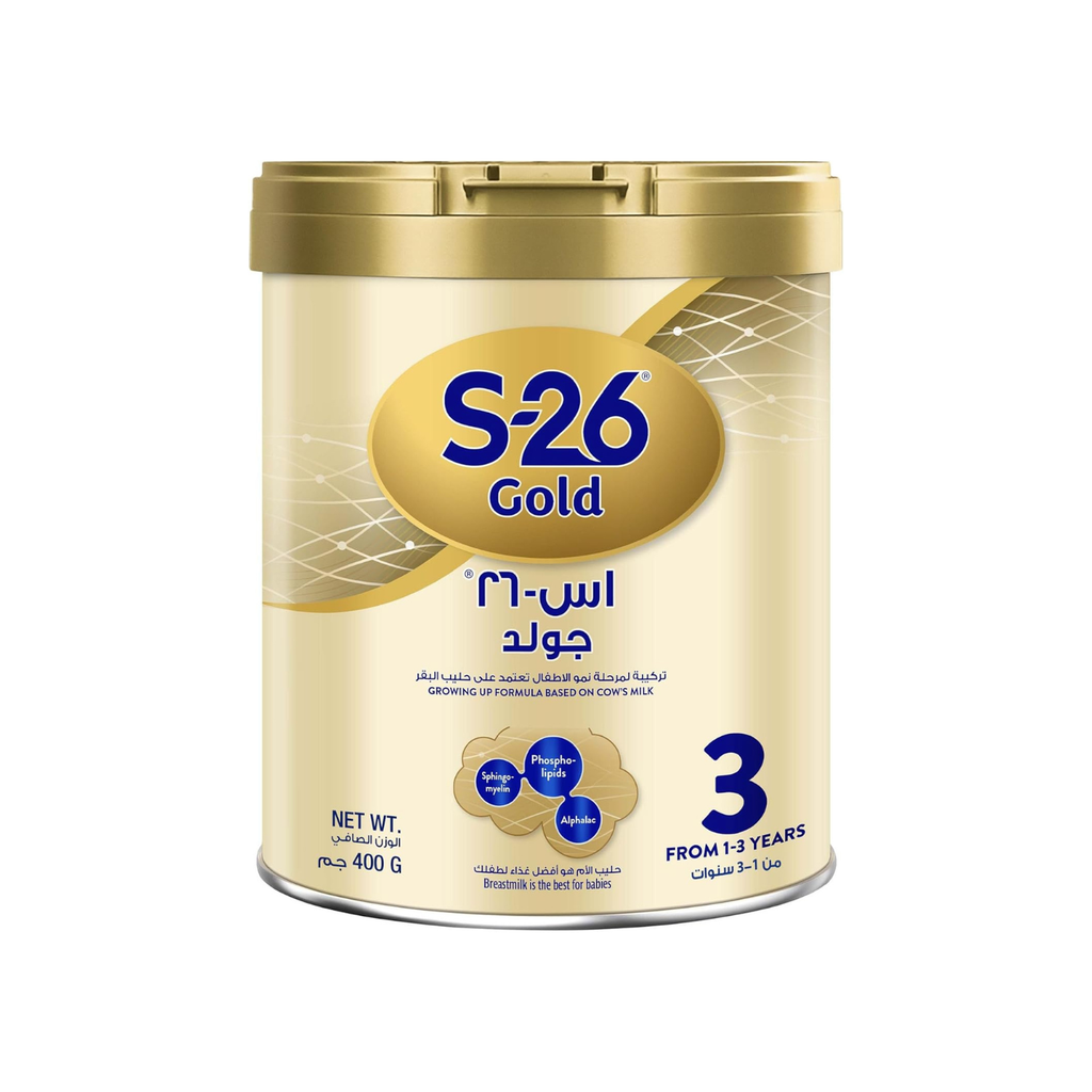 Nestle S26 Progress Gold Stage 3 Growing Up Formula From 1-3 Years 400g