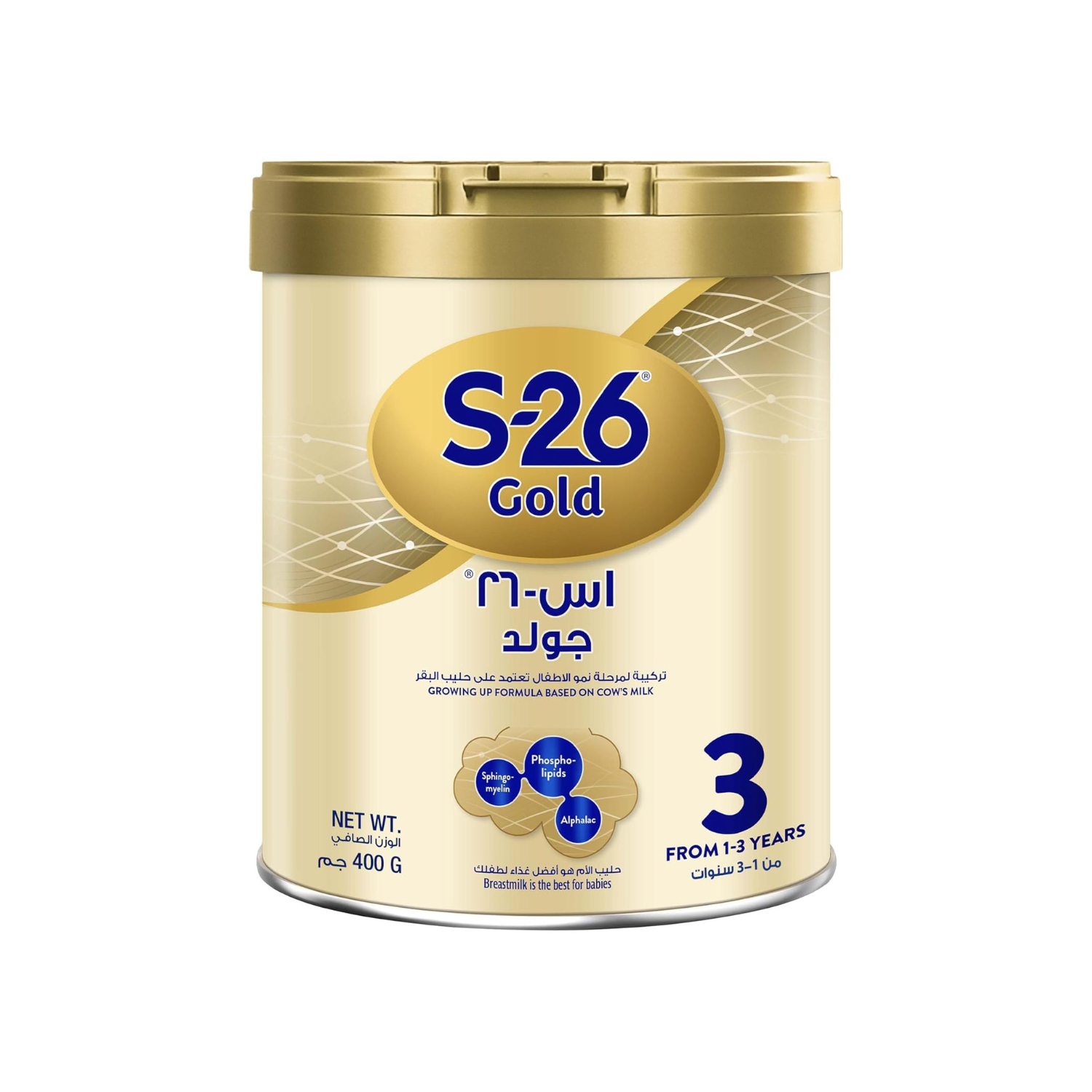 Nestle S26 Progress Gold Stage 3 Growing Up Formula From 1-3 Years 400g
