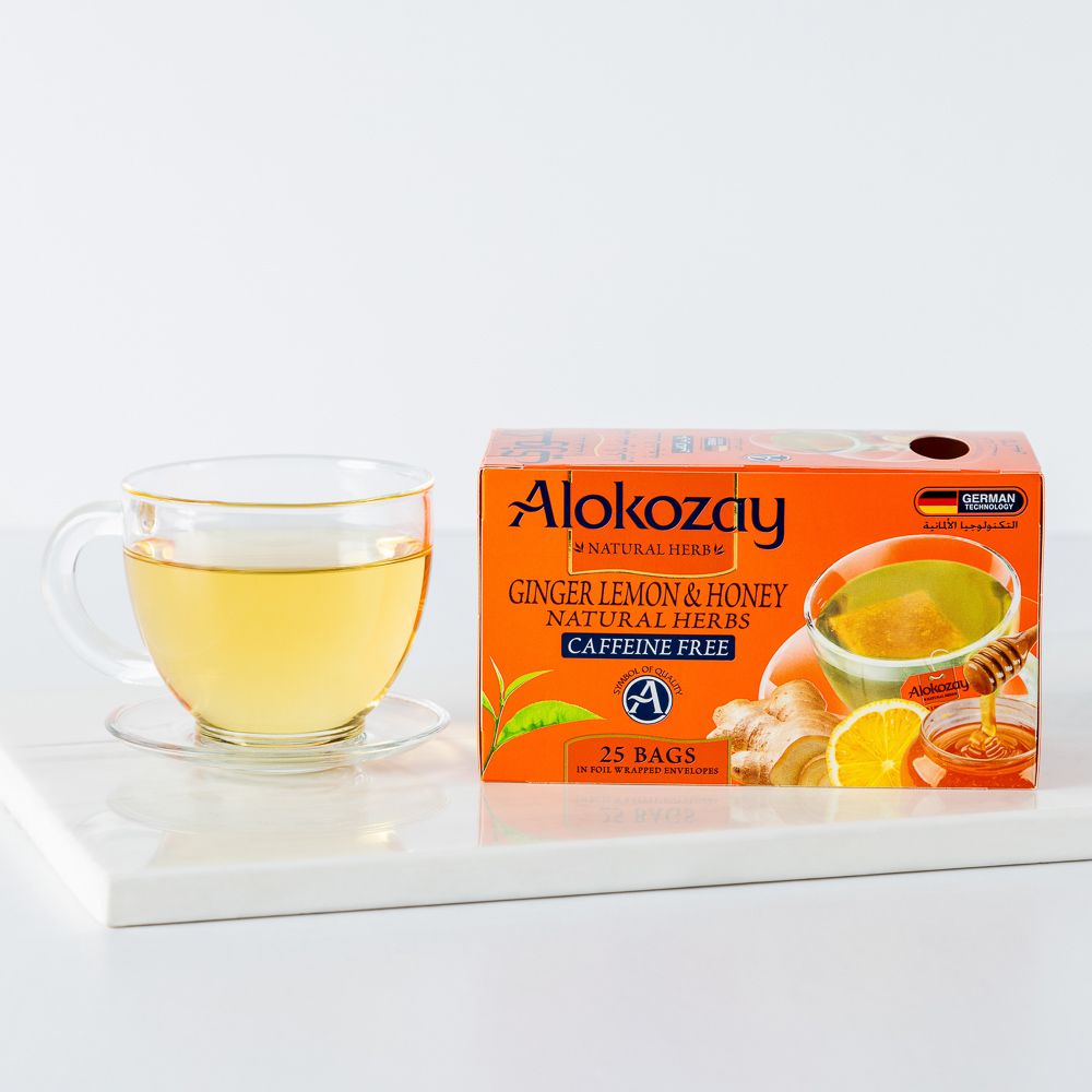 Alokozay Ginger Lemon Honey Tea - 25 Tea Bags