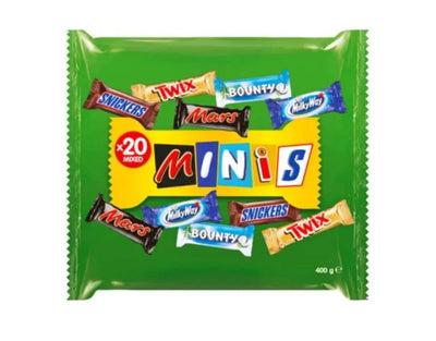 Mars Best Of Minis Chocolate, 25 Mix Bars, 500g