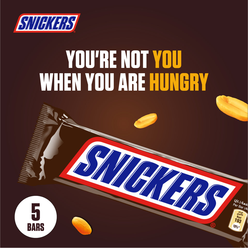 Snickers Chocolate Original Bar 5 x 40 g
