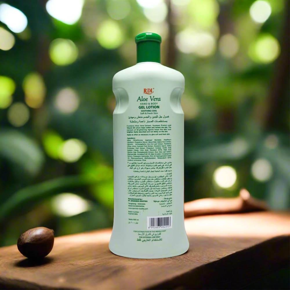 RDL Moisturizing Body and Hand Lotion with Aloe Vera Extract - 600 ml