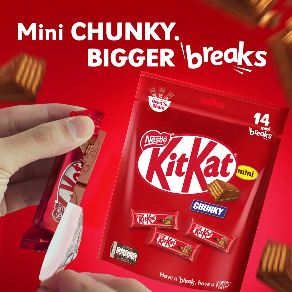 Nestle KitKat Chunky Mini Chocolate Wafer 224 g