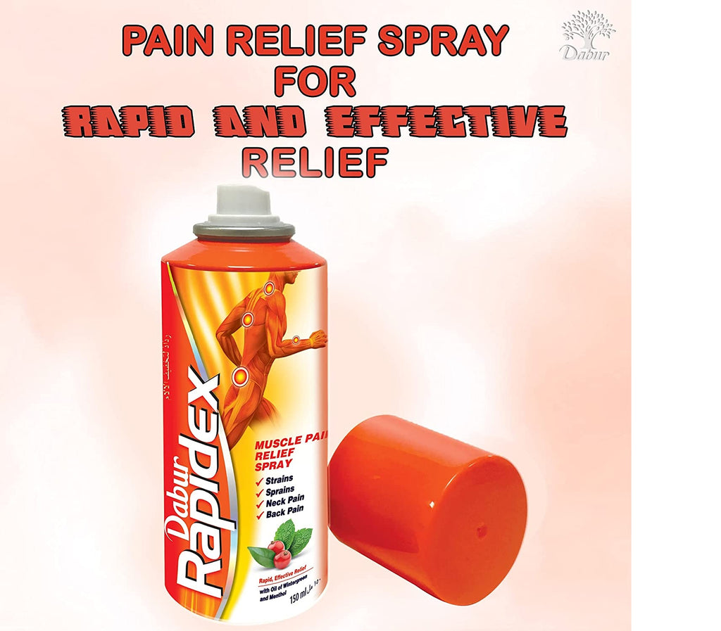 Dabur Rapidex Muscle and Joint Pain Relief Spray, 150 ml