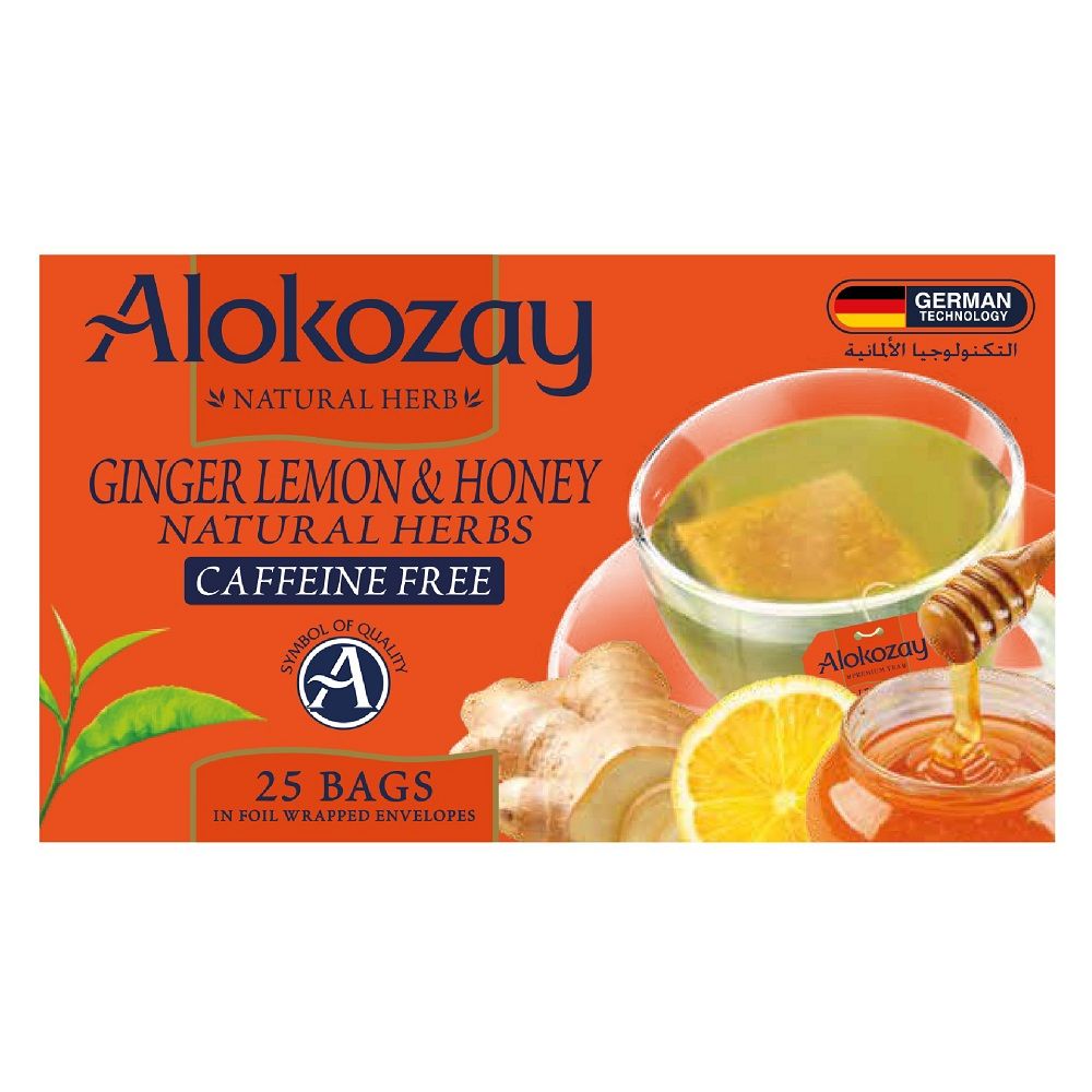 Alokozay Ginger Lemon Honey Tea - 25 Tea Bags